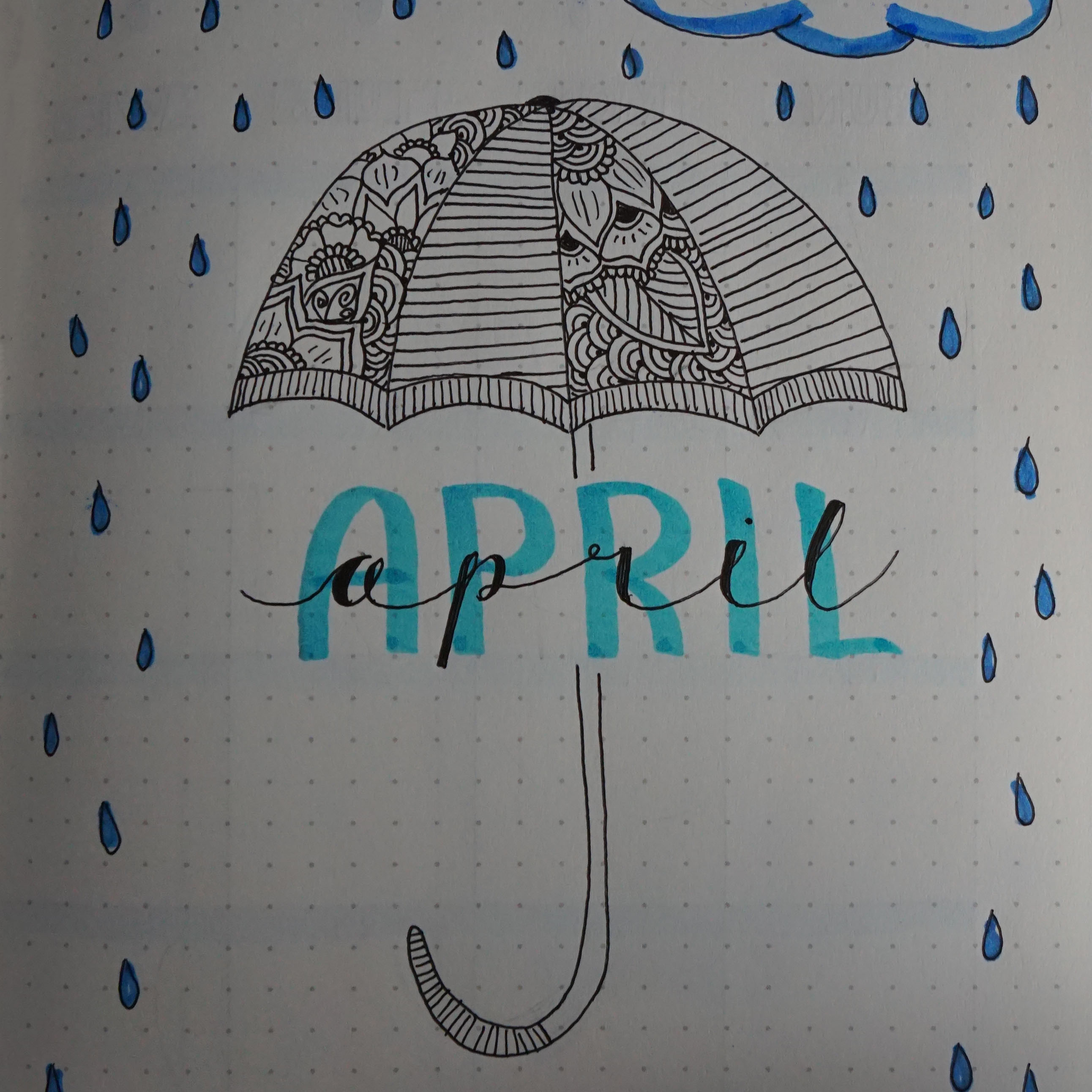 April Bullet Journal