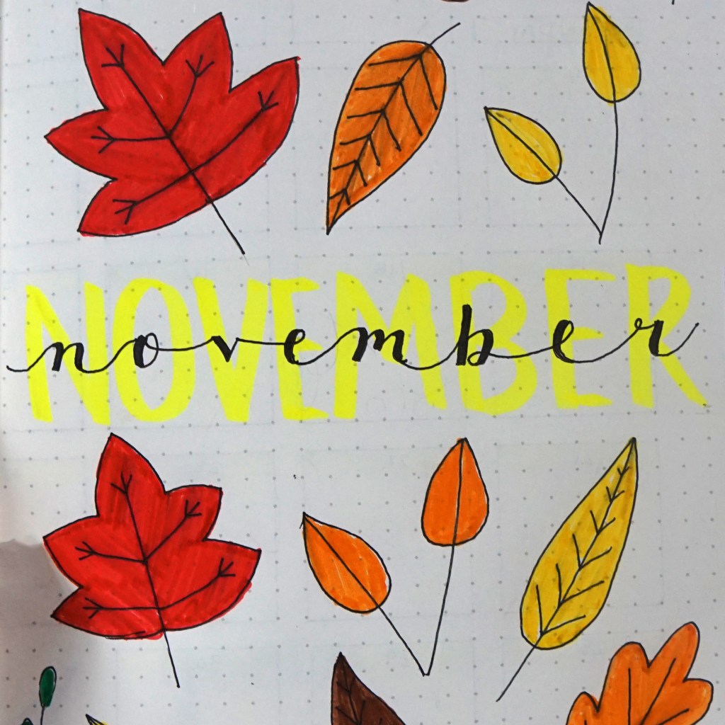 November Bullet Journal · Make Craft Game