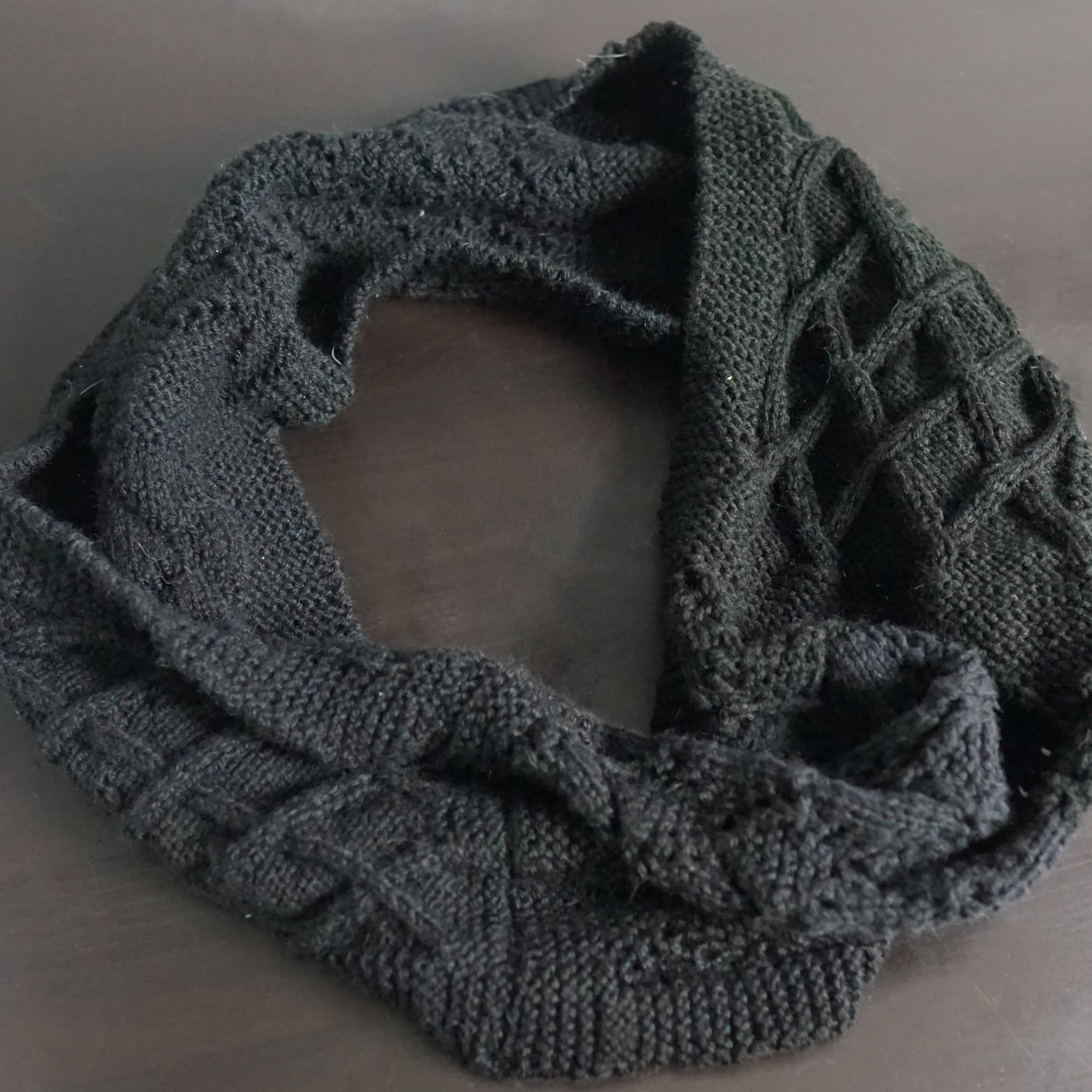 Diamond Knitted Scarf