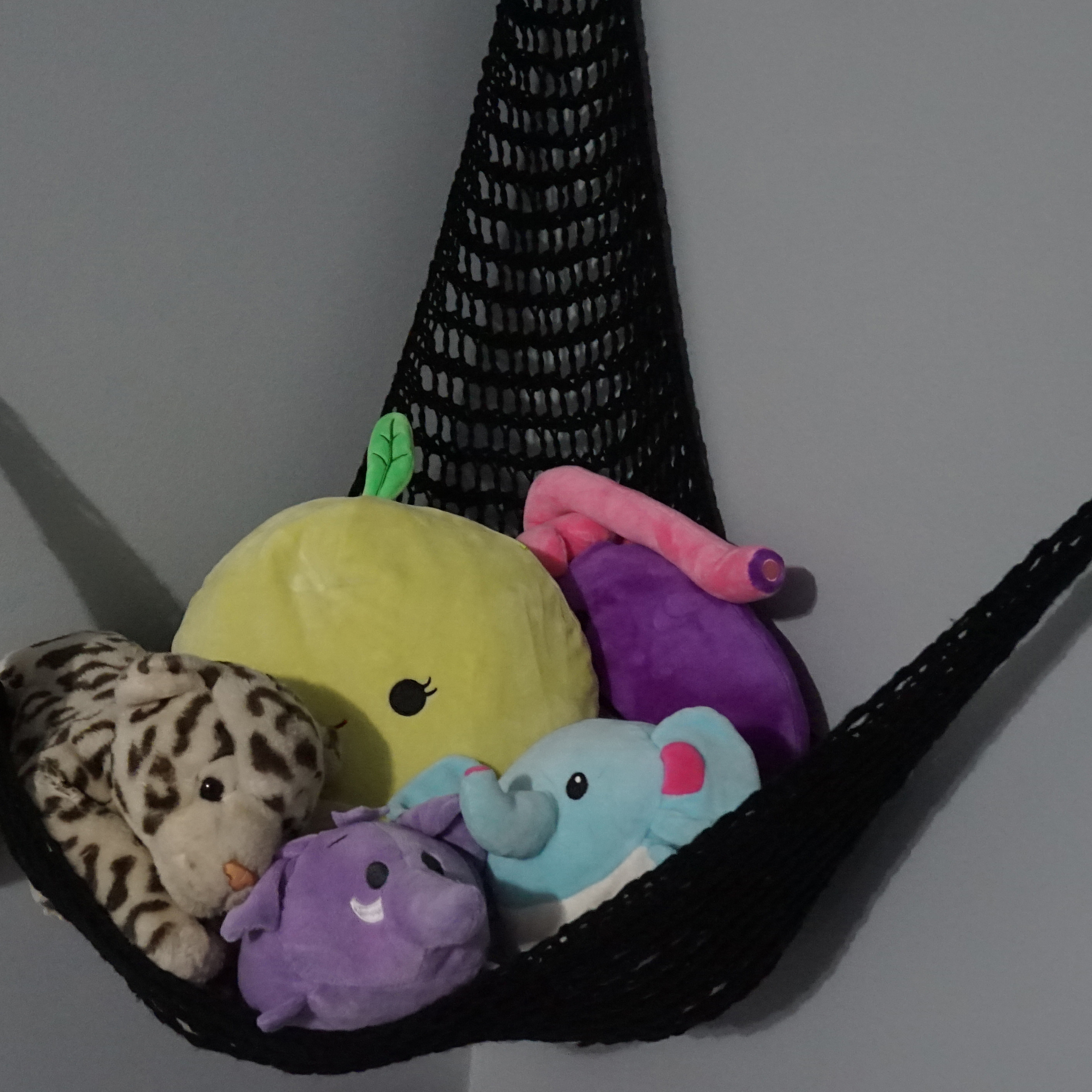 Knitted Stuffed Animal Hammock