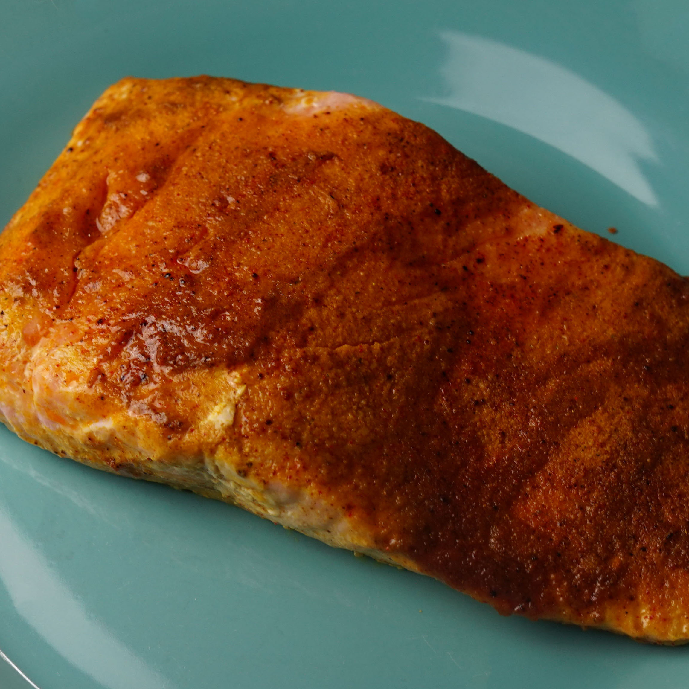 Spice Rubbed Tinfoil Salmon