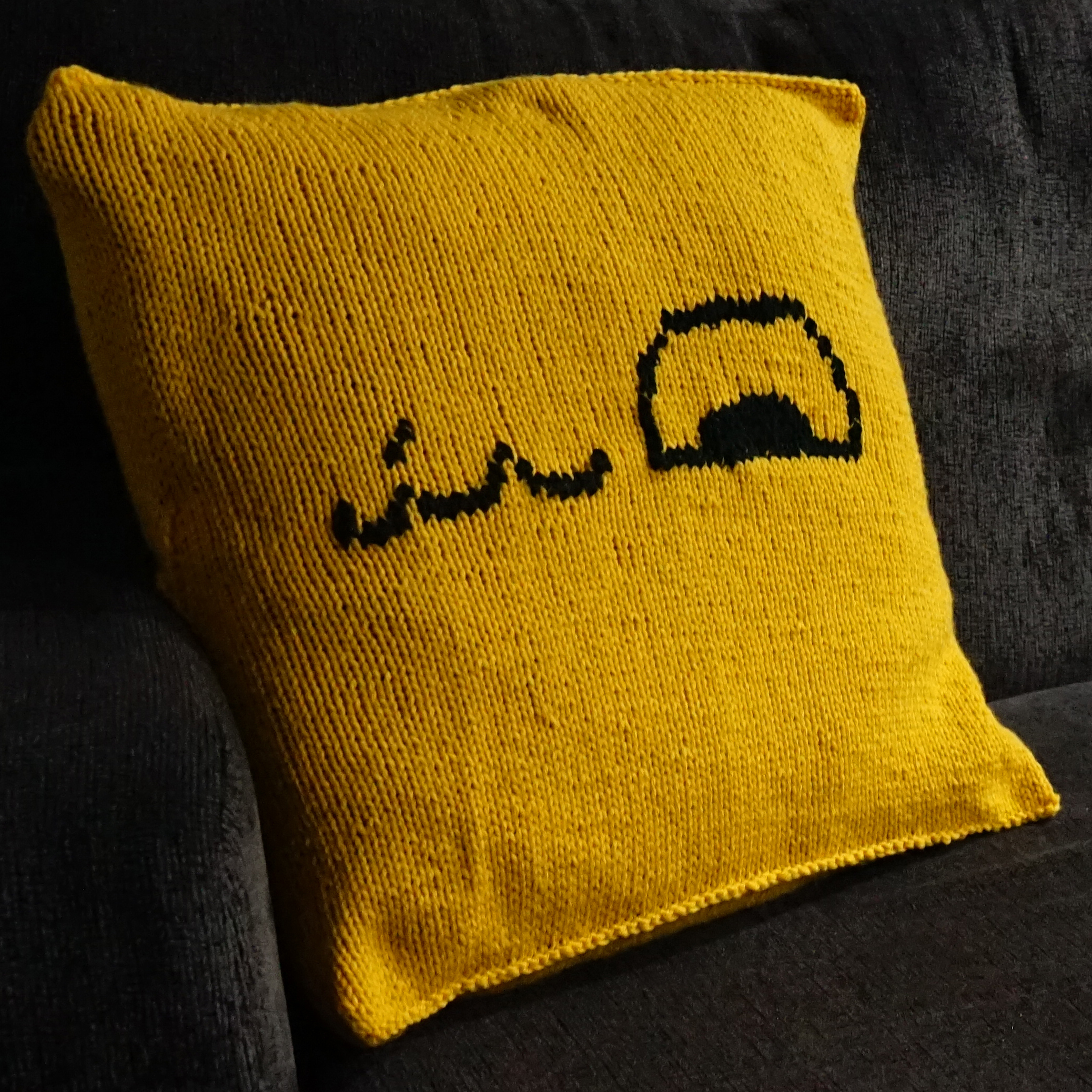 Lizard Cult Knitted Pillowcase