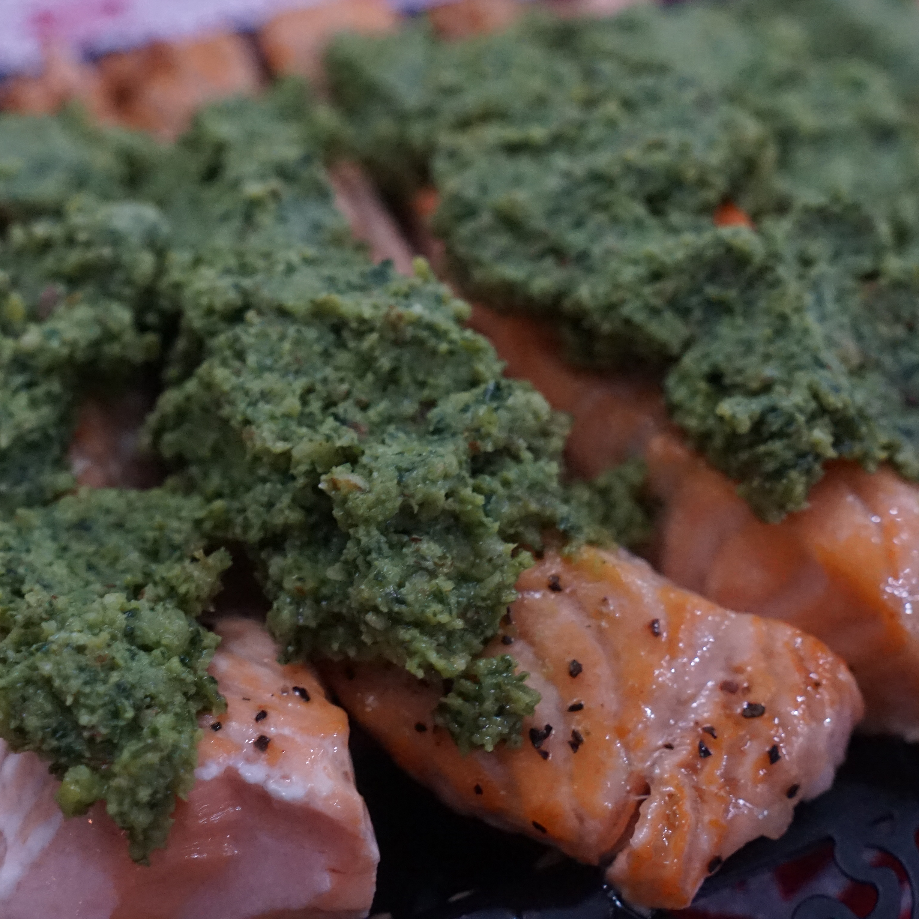 Lemon Pesto Salmon
