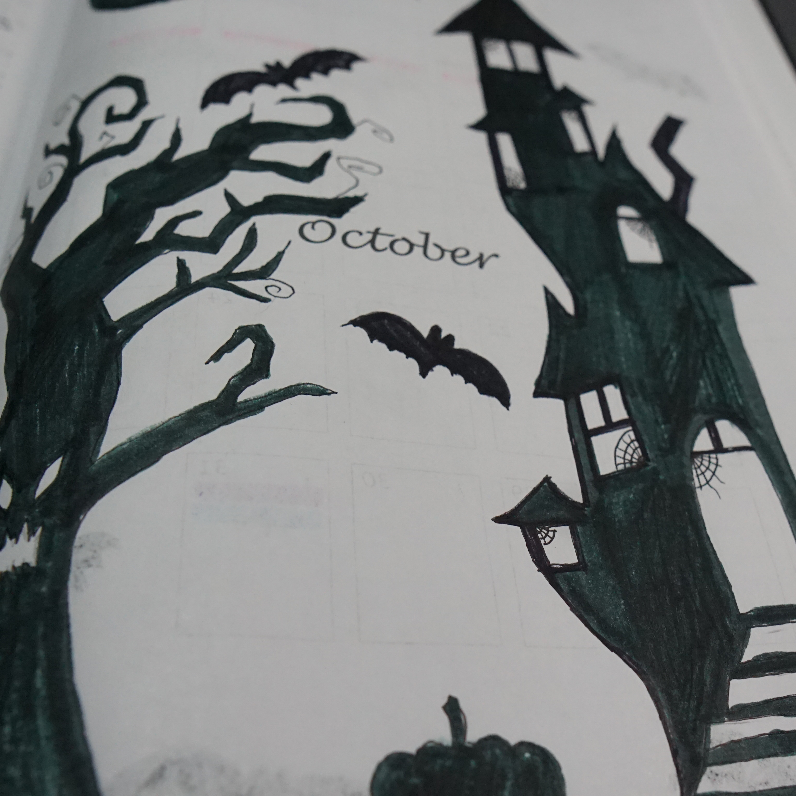 October 2024 Bullet Journal | Halloween