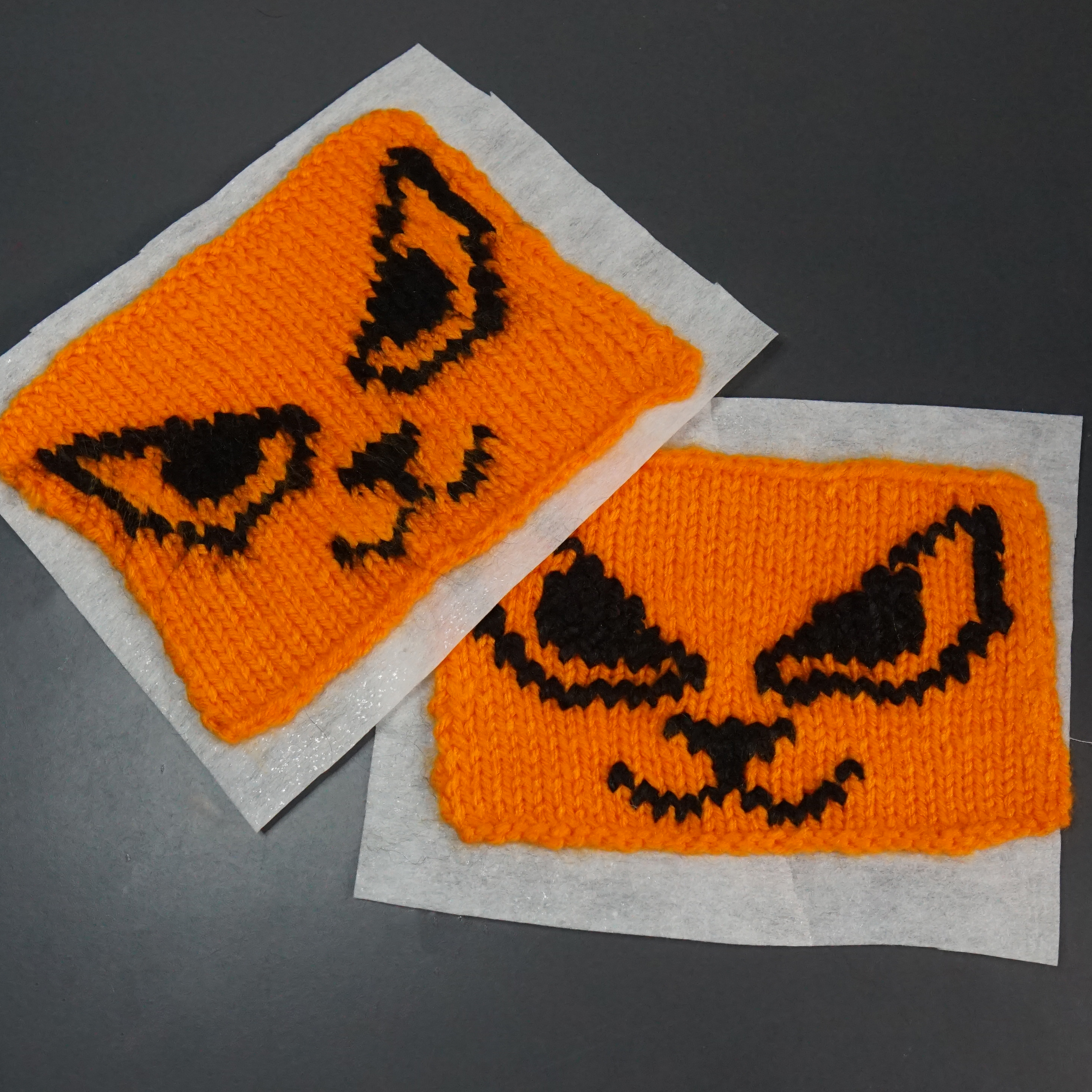 Knitted Swatch Comparison