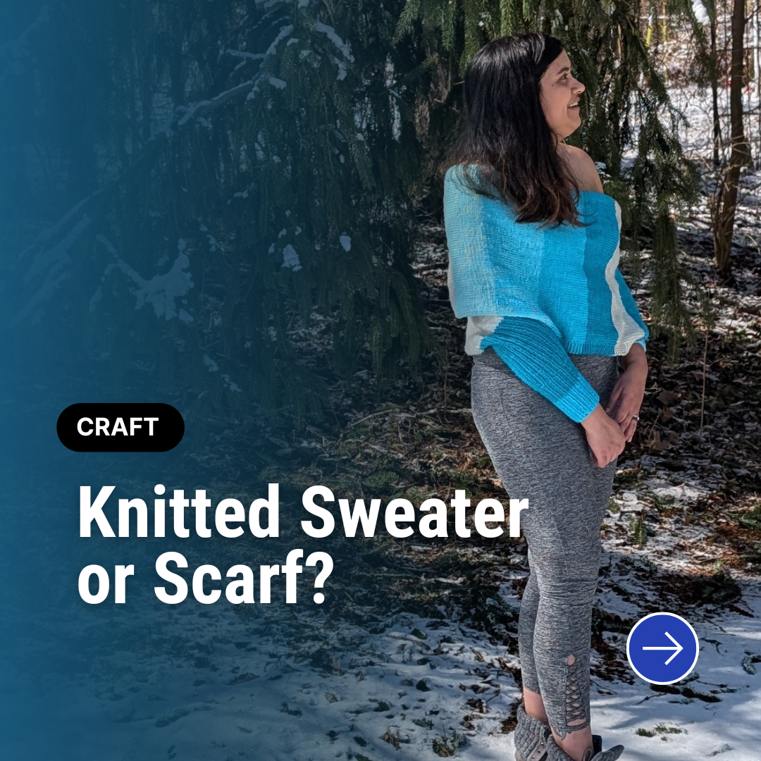 Knitted Sweater Scarf