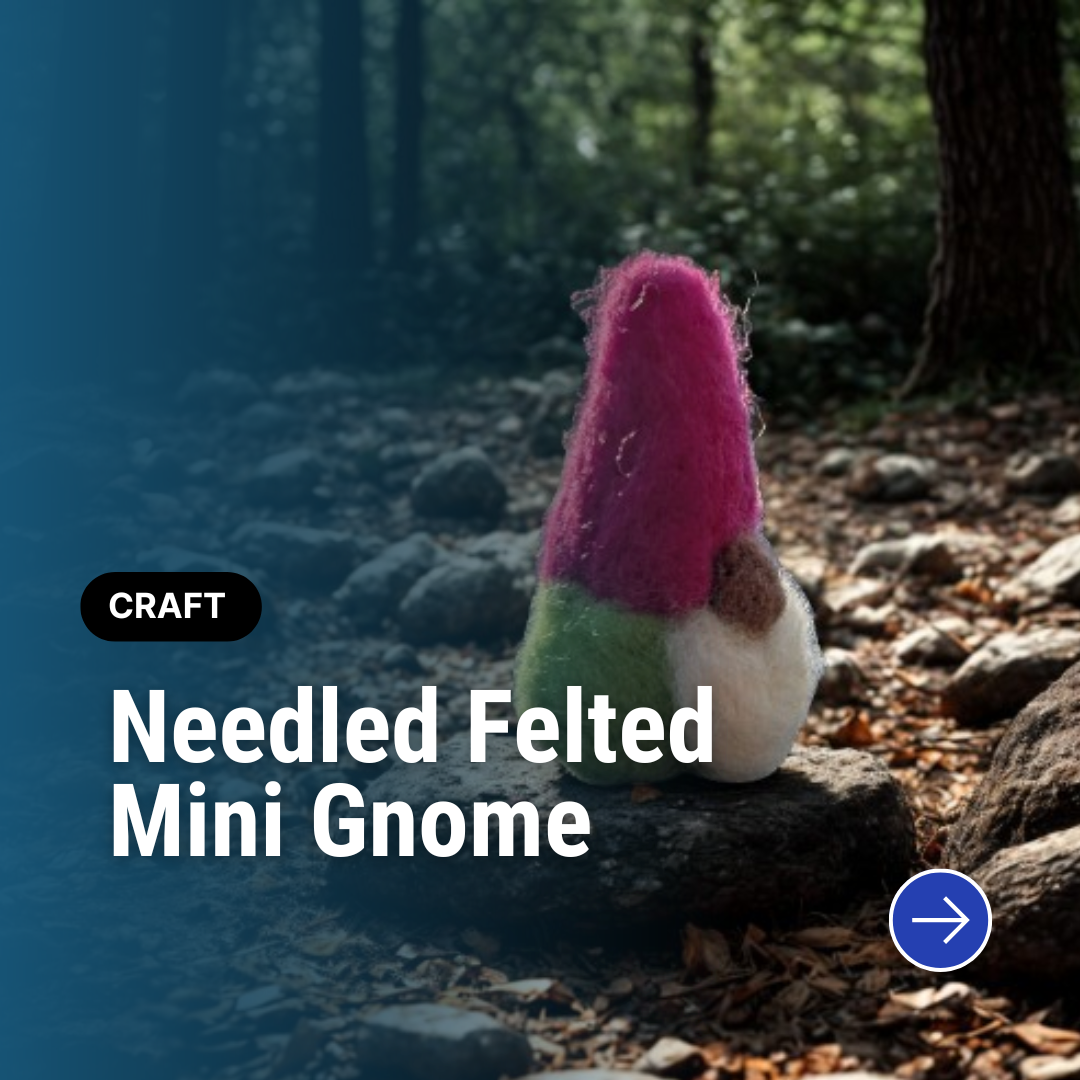 Needle Felted Mini Gnome