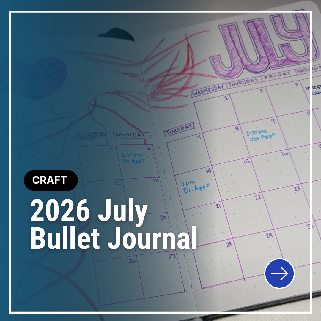2026 July Bullet Journal: The Lovers