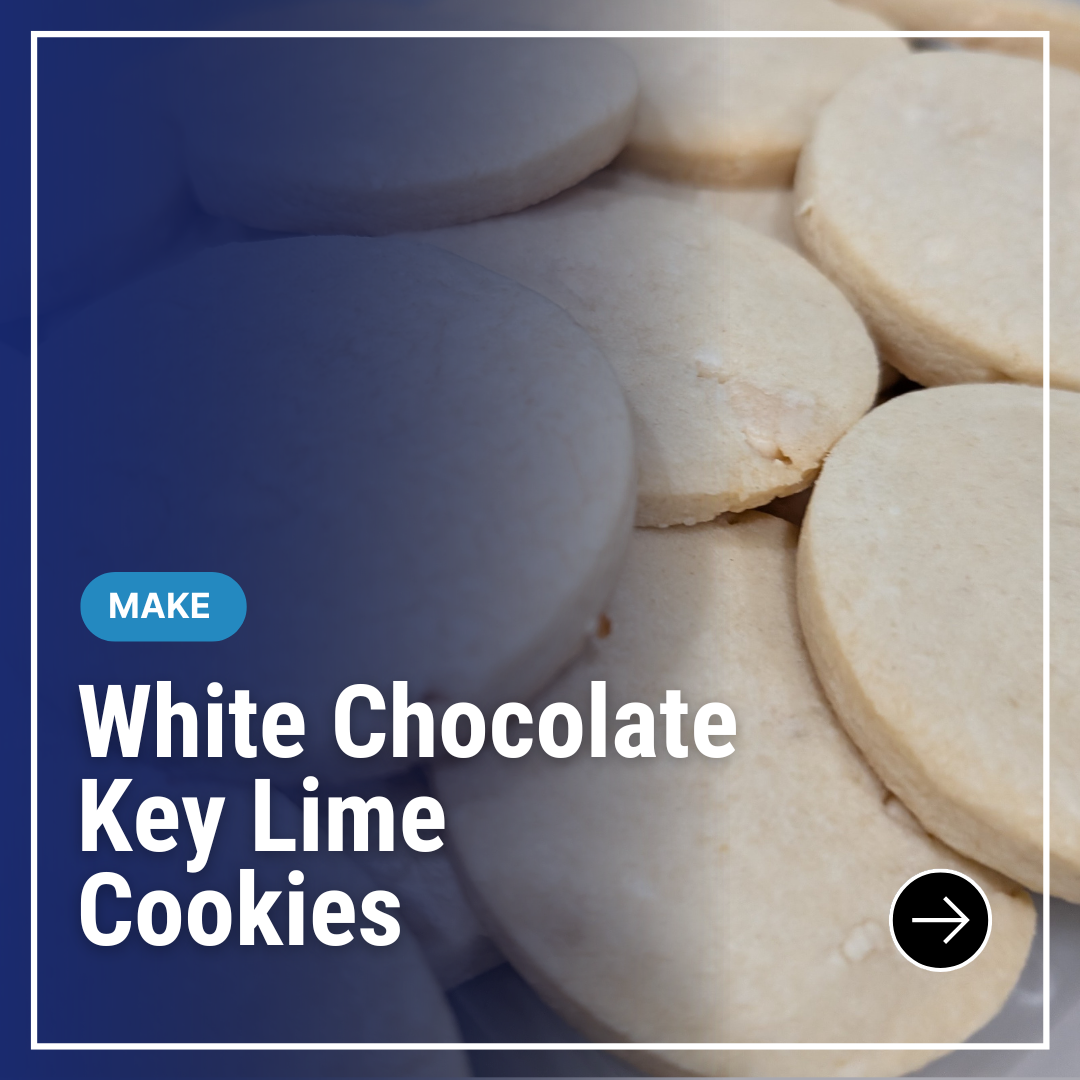 White Chocolate Key Lime Cookies